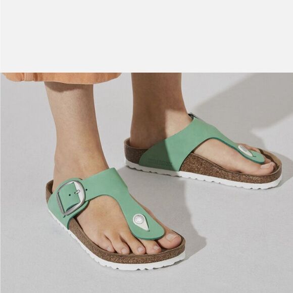 Birkenstock Gizeh Big Buckle Sandal Jade green 37 - Picture 6 of 9